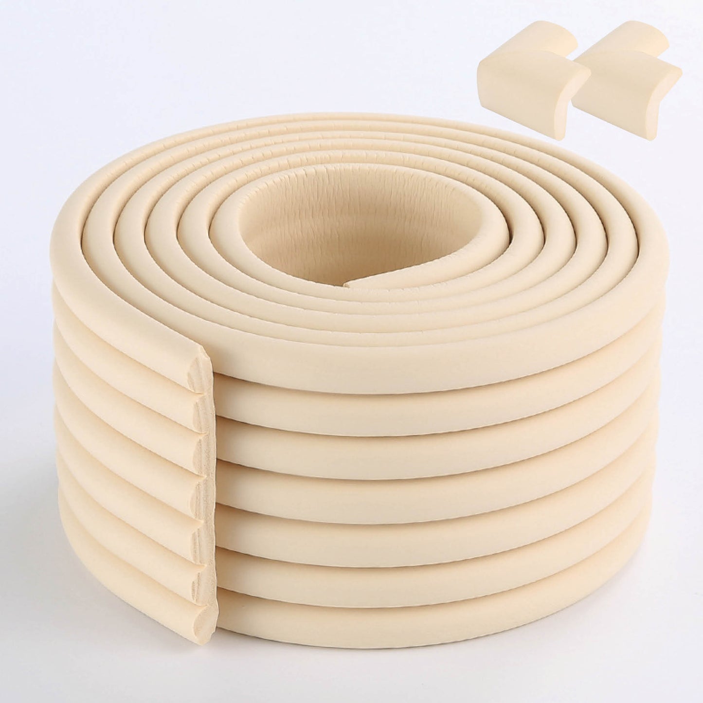 Proofing Edge & Corner Guard Protector Set - 6.5 Ft Edge Bumpers & 2 Foam Corners, Pre-Taped