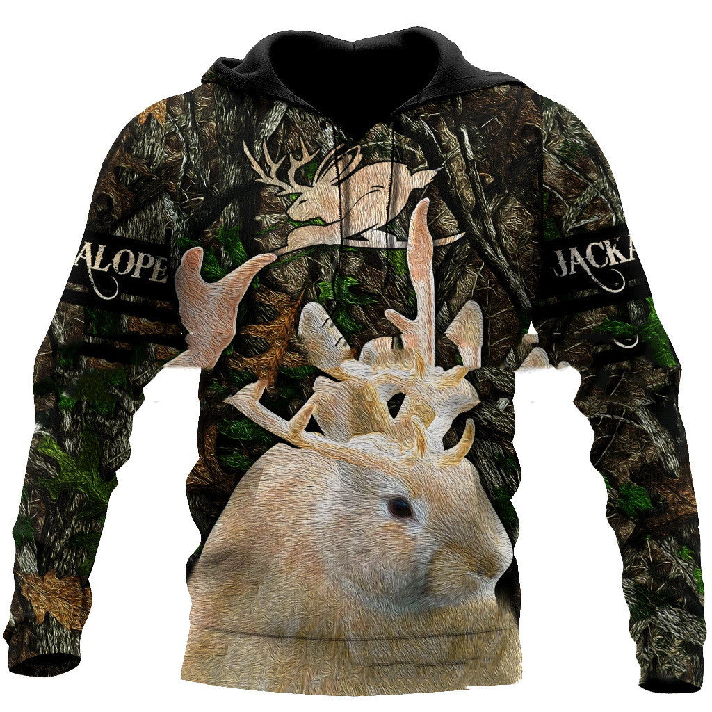 3d Deer Sheep Print Sweatshirt Hoodie Digital - Hiccupzz