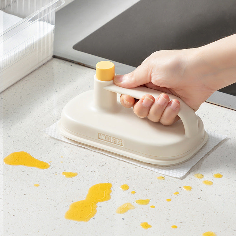 Kitchen Bathroom Toilet Cleaning Magic Brush Glass - Hiccupzz