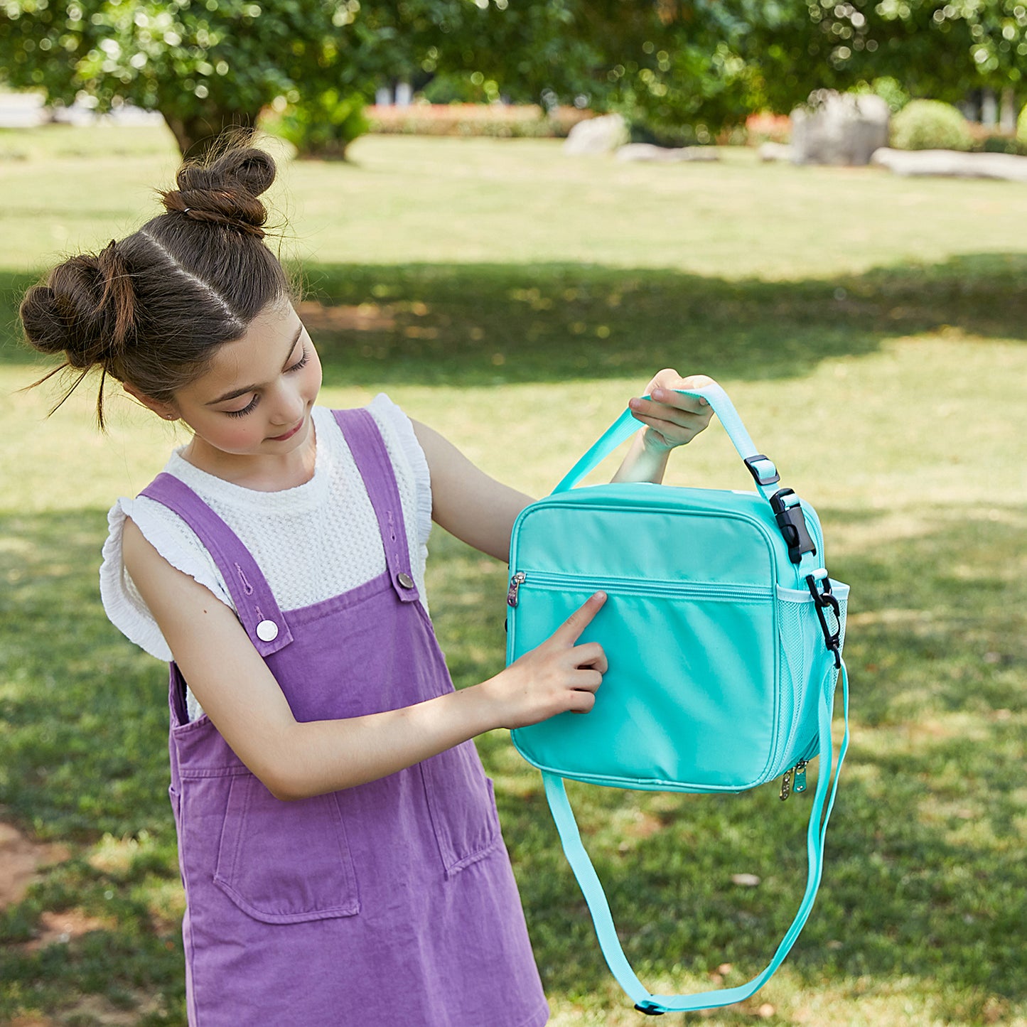 Laser Simple Rainbow Color Insulation Bento Bag - Hiccupzz
