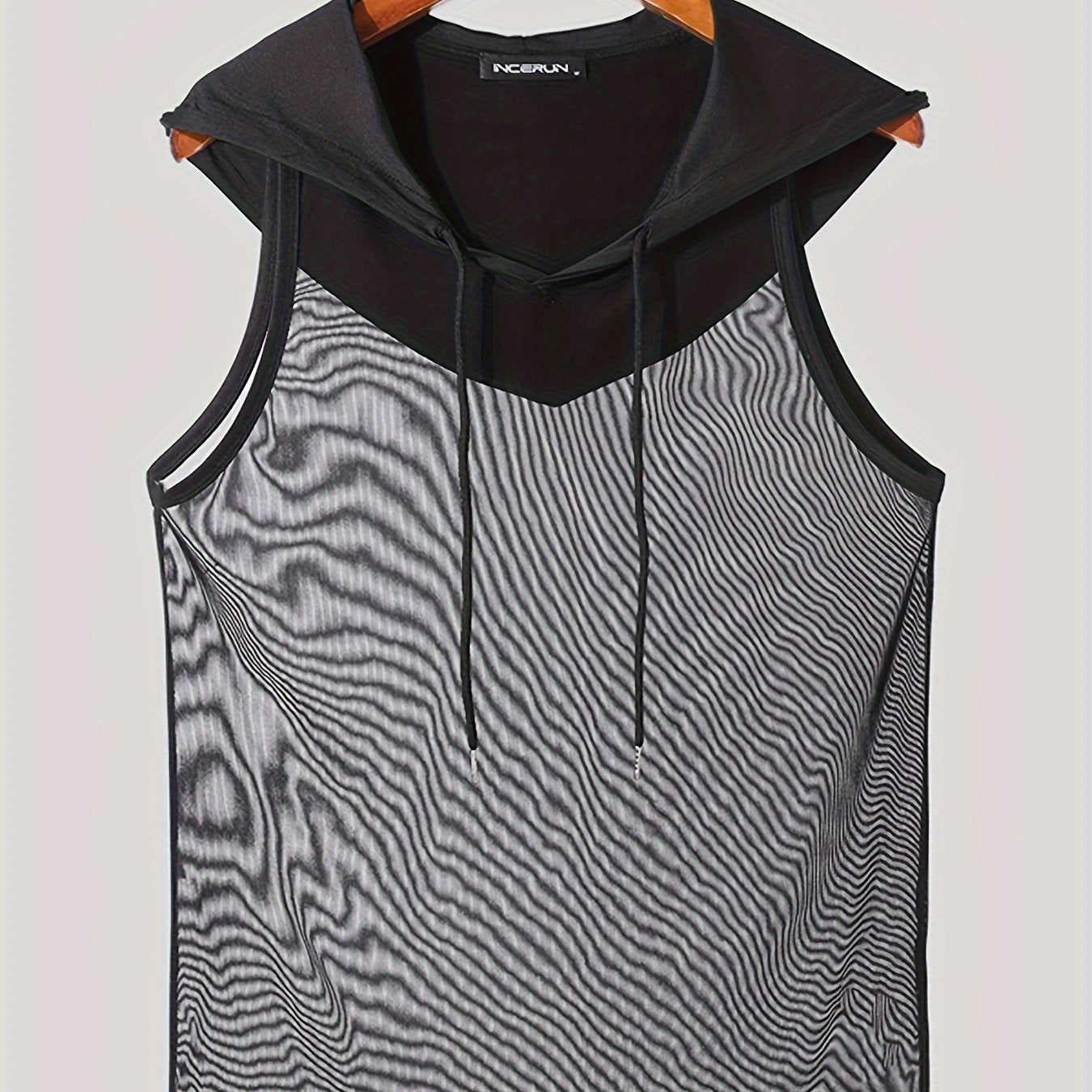 Men's Quick-Dry Hooded Gym Tank Top - Moisture-Wicking Athletic Sleeveless Shirt - Hiccupzz