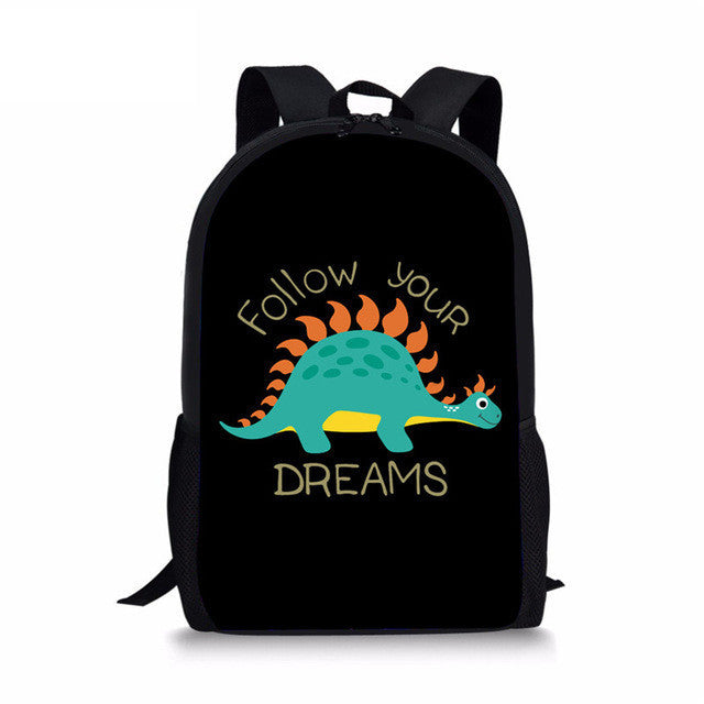 European And American Cartoon Dinosaur Schoolbag - Hiccupzz