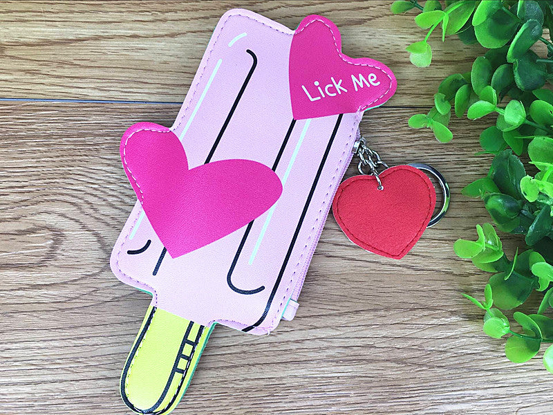 Korea creative drinks ice cream Mini Purse children coin Keychain small bag bag bag - Hiccupzz