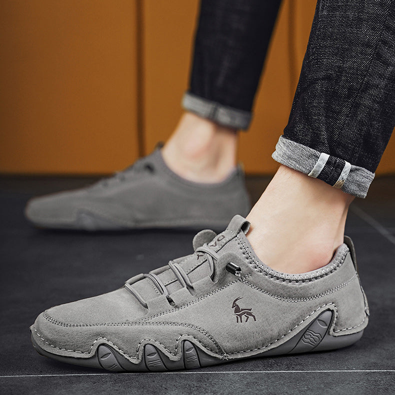 Men's Casual Shoes 39-48 Size Soft Flats Fashion High Quality Loafers Shoes - Hiccupzz
