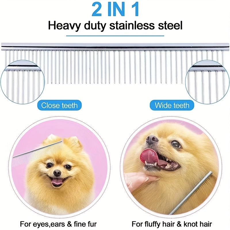 Dog Grooming Scissors Kit – Professional Pet Cleaning and Grooming Tool Set with Safety Round Tip Stainless Steel Shears for Dogs & Cats - Hiccupzz