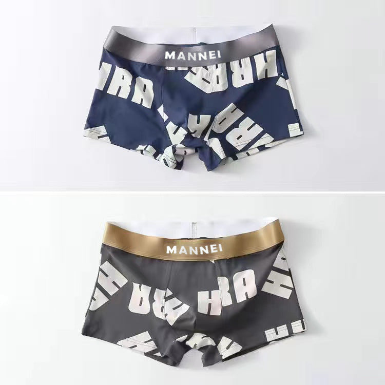 Flat Corner Antibacterial Breathable Trend Boys Youth Boxer Shorts - Hiccupzz