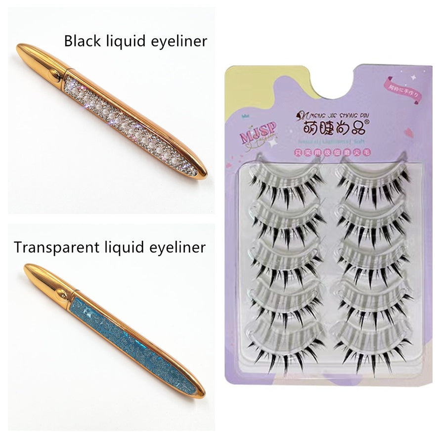 False Eyelashes Self-adhesive Eyeliner Multicolor - Hiccupzz