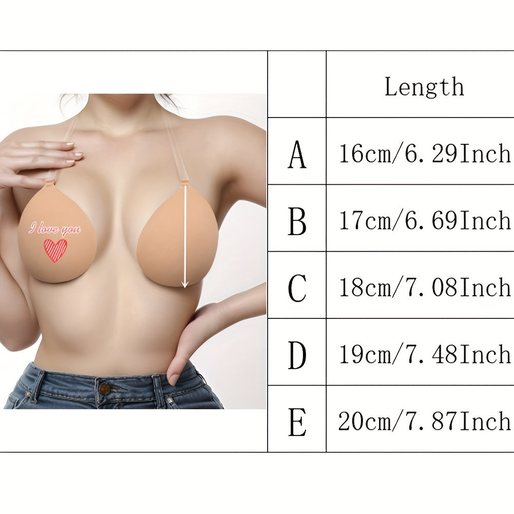 Women Adhesive bra Nipple Covers Breast Pasties Knit Love Pattern Self-adhesive Invisible Nipple Stickers Breast Covers - Hiccupzz