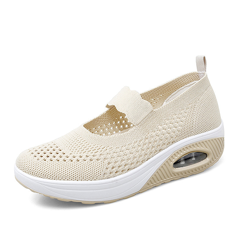 Women's Air Cushion Thick Sole Casual Sports Shoes - Hiccupzz