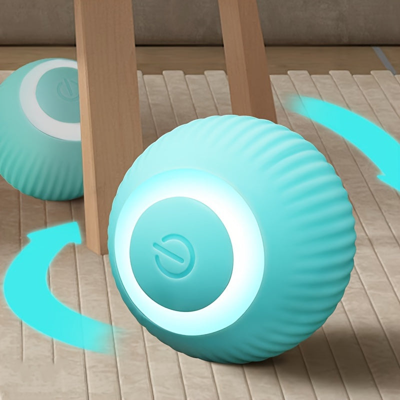 Intelligent Cat Toy: Self-Entertainment Teasing Stick and Rolling Ball, Automatic Electric Teasing Ball for Cats - Hiccupzz