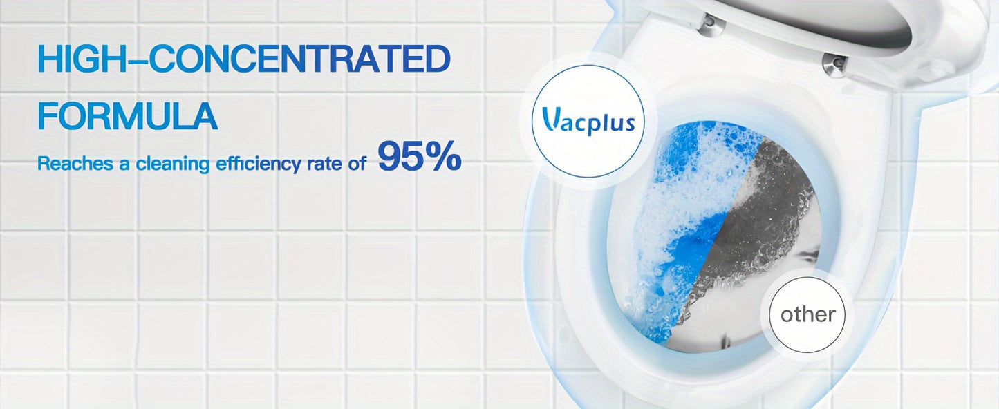 Automatic Toilet Bowl Cleaner Tablets - Low Odor, Long-Lasting Deodorizing, Tough Stain Removal