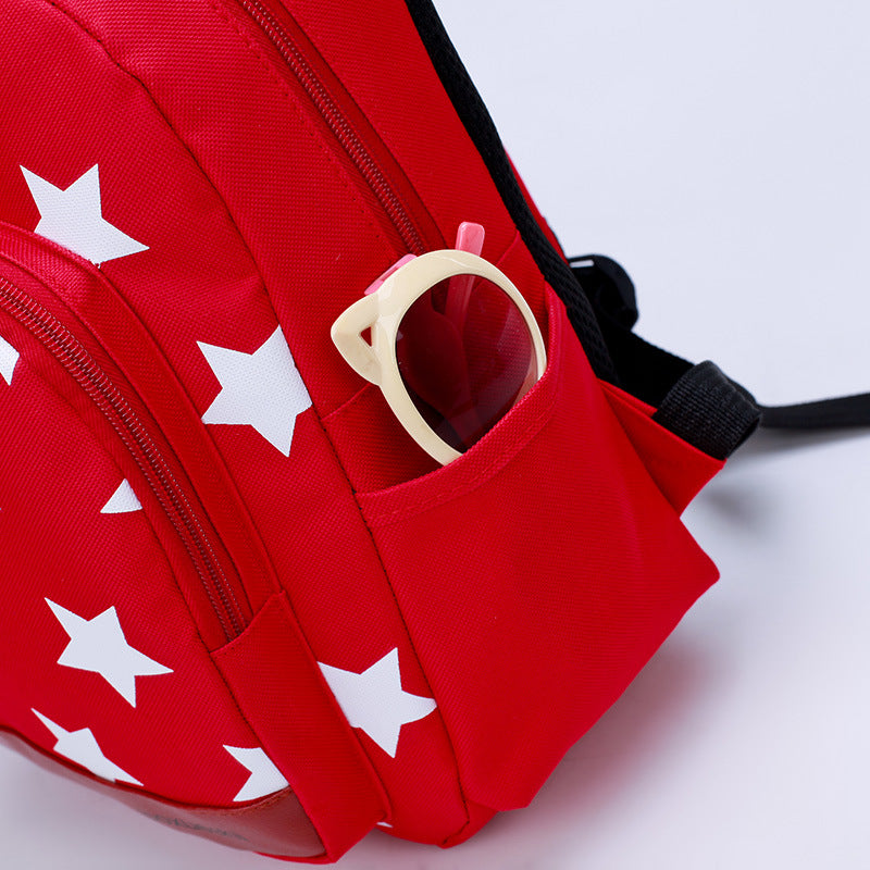 A small bear nursery school bag double shoulder bag - Hiccupzz