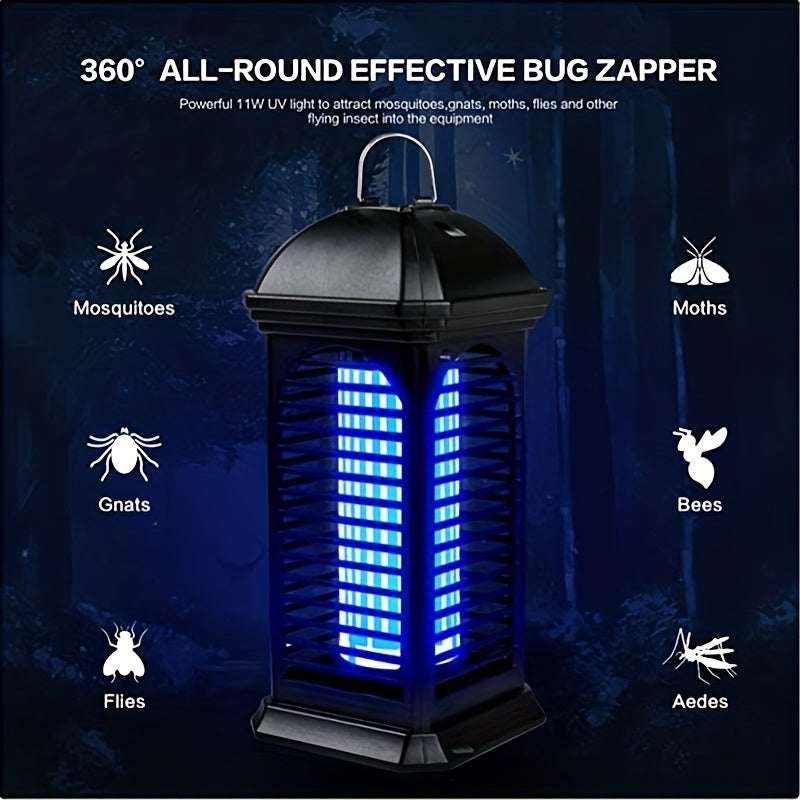 Electric Outdoor Mosquito Killer for Courtyard, Insect Repellent, Fly Killer, Powerful Bug Zapper - Hiccupzz