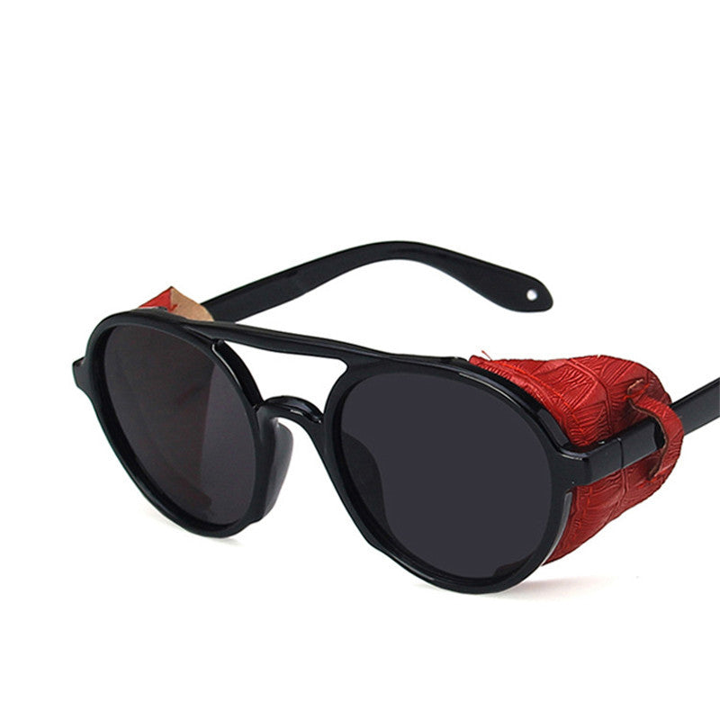 Windproof big frame sunglasses steampunk sunglasses - Hiccupzz