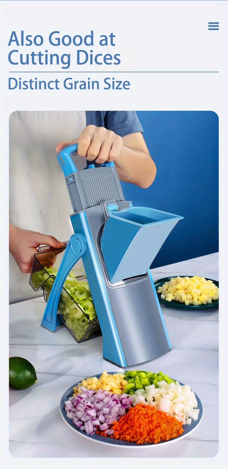 Vegetable Slicer & Food Grater Set – Manual Kitchen Tool - Hiccupzz