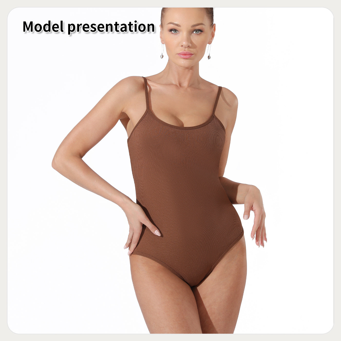 Women's Fashion Simple Solid Color Bodysuit - Hiccupzz