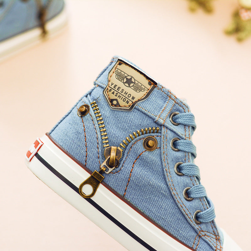 Children's Spring Boys' Canvas Shoes Wholesale Korean Style - Hiccupzz