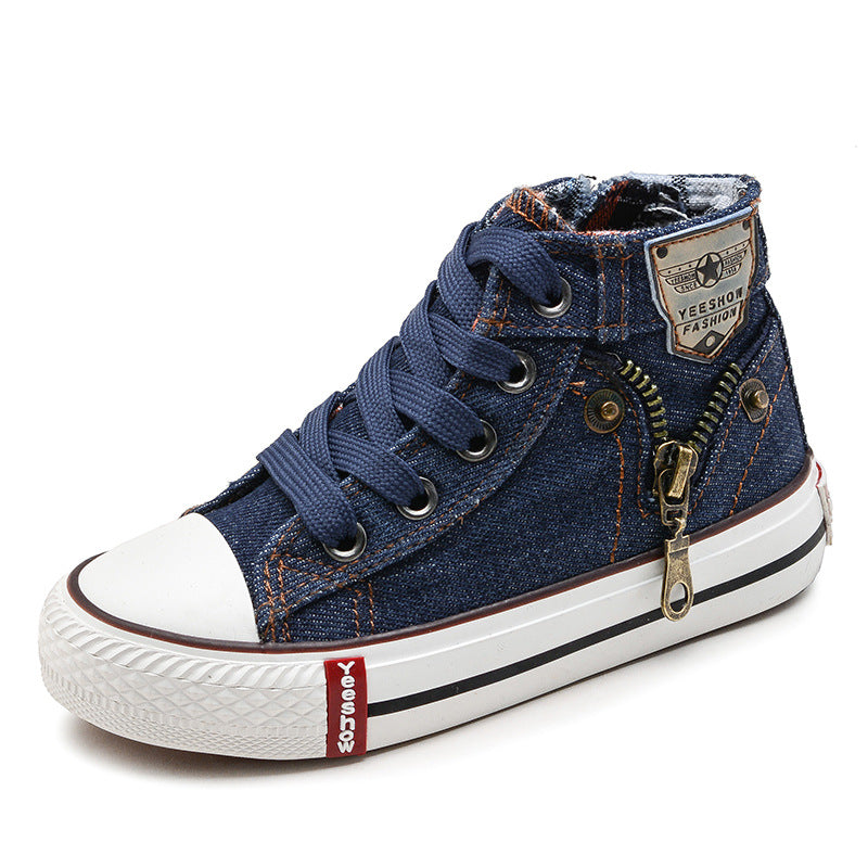 Children's Spring Boys' Canvas Shoes Wholesale Korean Style - Hiccupzz
