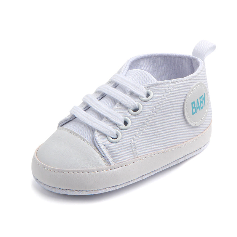 Canvas Classic Sports Sneakers Baby Boys Girls First Walkers Shoes Infant Toddler Soft Sole Anti-slip Baby Shoes - Hiccupzz