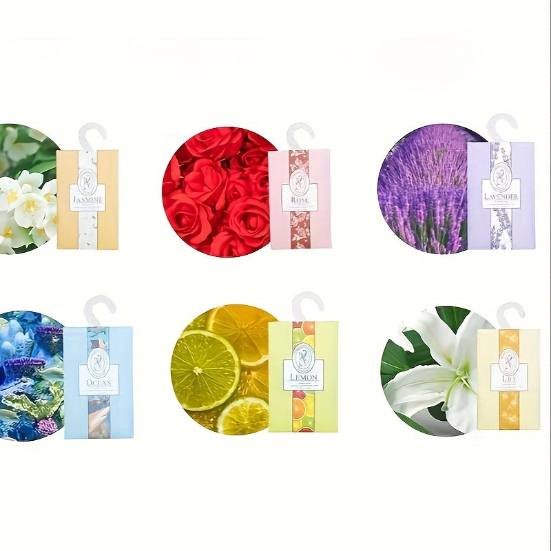 4pcs Lavender Fragrance Bag, Wardrobe Fragrance Bag, Long-lasting Flowy Fragrance, Small Fragrance Bag, Fresh Bedroom Room Decor - Hiccupzz