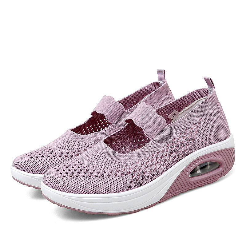 Women's Air Cushion Thick Sole Casual Sports Shoes - Hiccupzz