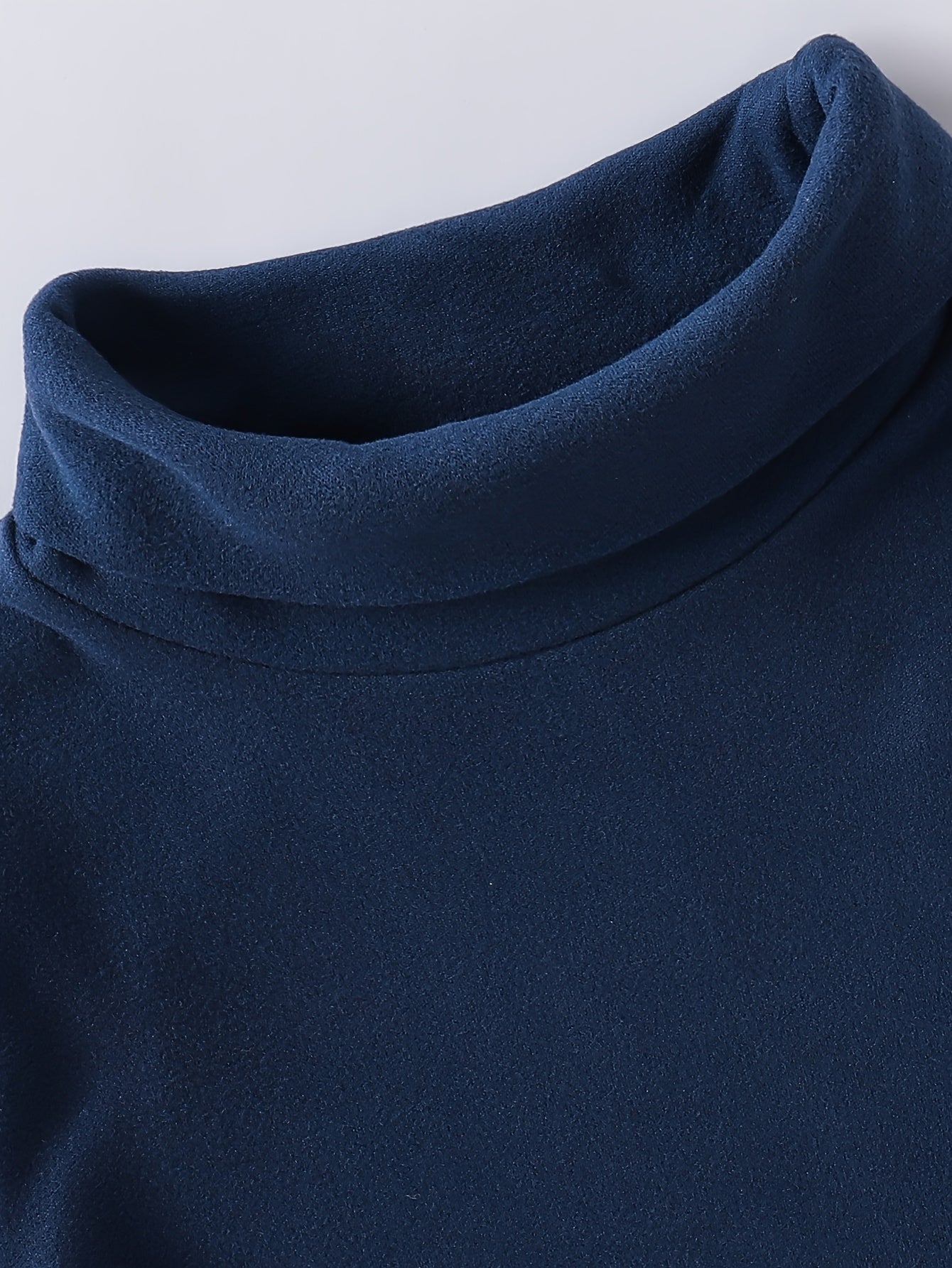 3 Pcs Boys' Fleece-Lined Turtleneck Sweaters - Soft, Warm Knit Pullovers for Fall/Winter - Hiccupzz