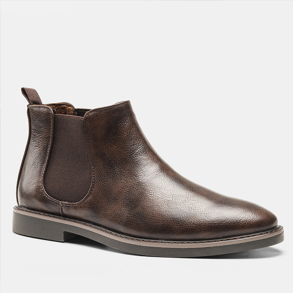 Men's Fashion Retro Cowhide Boots - Hiccupzz