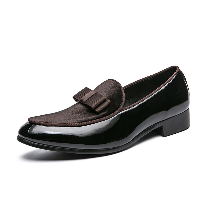 Large Size Men's Leather Shoes Pointed Toe Business Formal Wear Trend - Hiccupzz