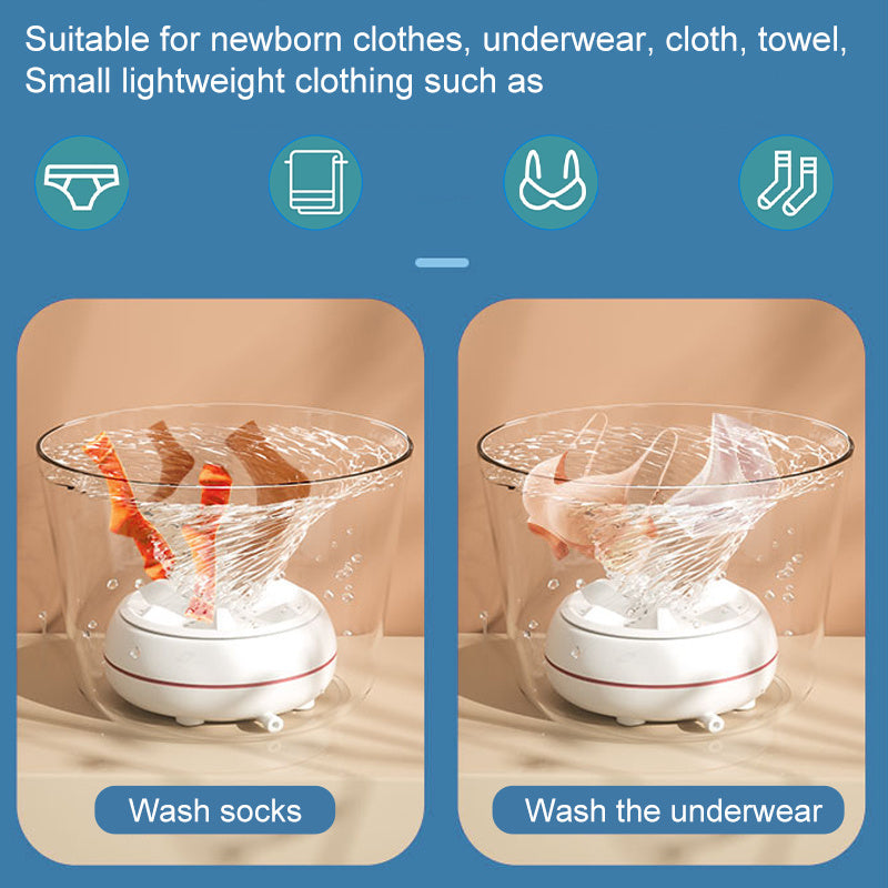 Portable Turbine Mini Washing Machine - Hiccupzz