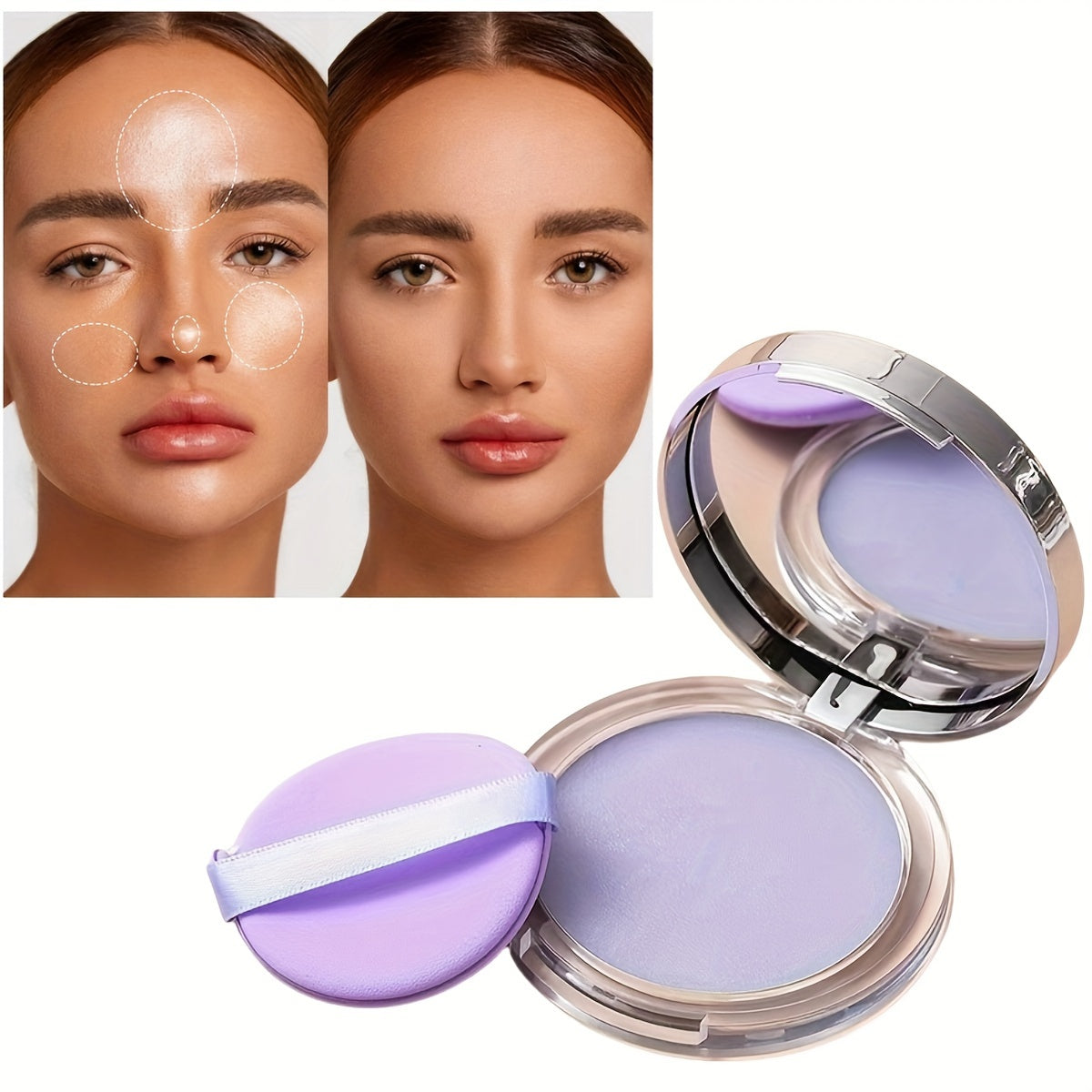 Magic Setting Powder, Colorless, Powder-free, Super Oil Control, Long-lasting Makeup, Waterproof - Hiccupzz