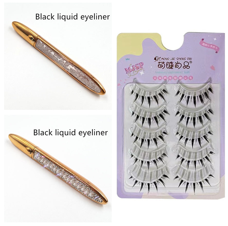 False Eyelashes Self-adhesive Eyeliner Multicolor - Hiccupzz
