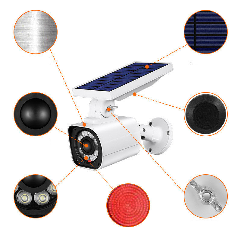 Courtyard Creative Solar Simulation Camera Search Light - Hiccupzz