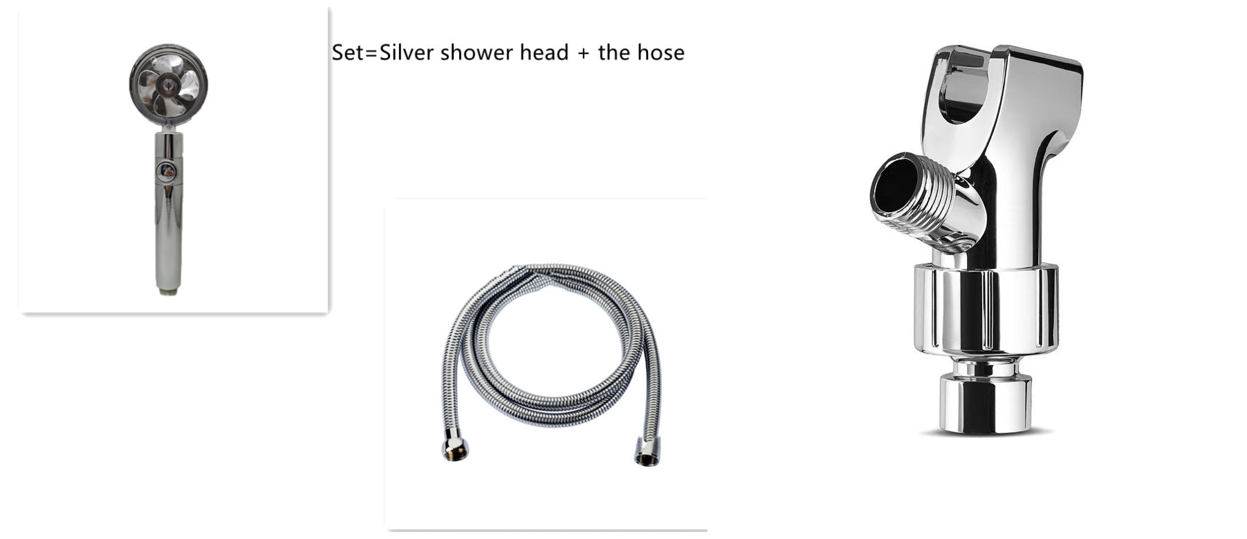 Shower Head Water flow 360 Degrees Rotating With Small Fan ABS Rain High Pressure Spray Nozzle Bathroom Accessories - Hiccupzz