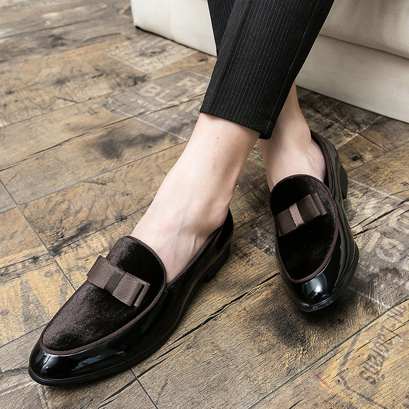 Large Size Men's Leather Shoes Pointed Toe Business Formal Wear Trend - Hiccupzz