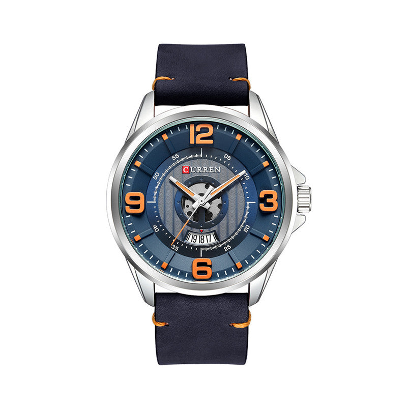 Mens Sports Casual Belt Pointer Stainless Steel Watch - Hiccupzz