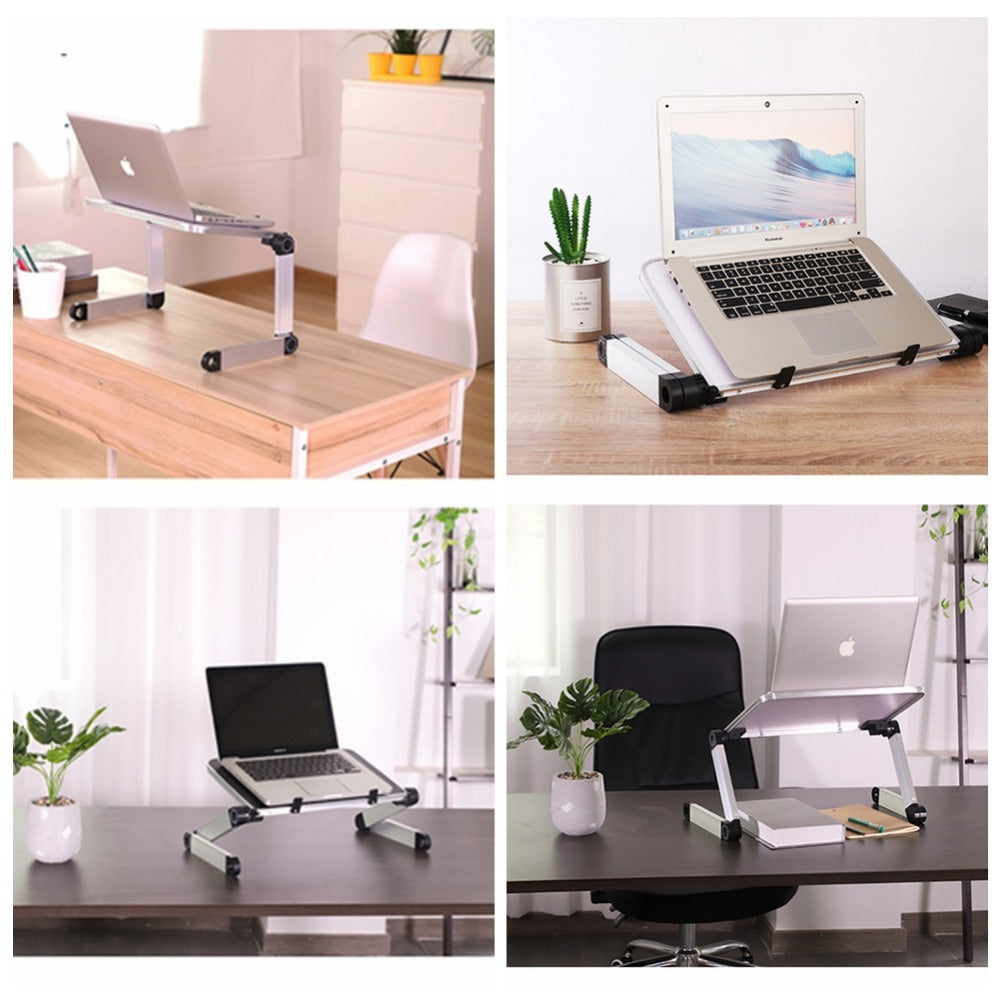 Foldable Laptop Stand Ergonomic Desk Tablet Holder - Hiccupzz