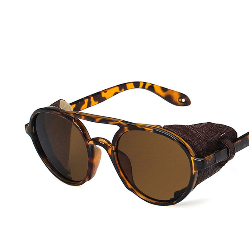 Windproof big frame sunglasses steampunk sunglasses - Hiccupzz
