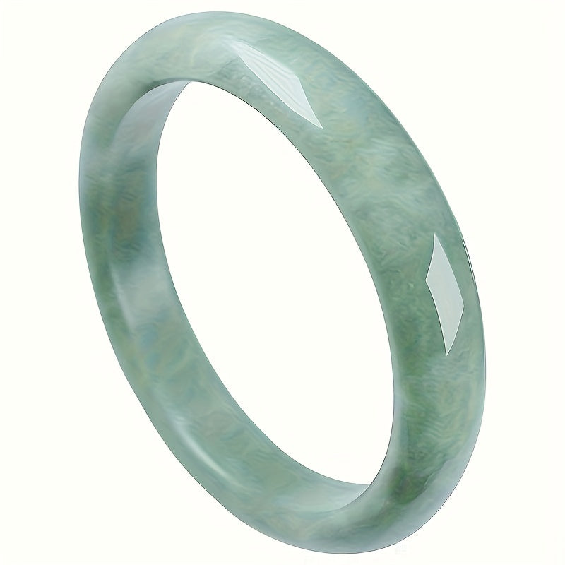 Natural Jade Bangle Bracelet For Women Men, Retro Chinese Style Bracelet - Hiccupzz