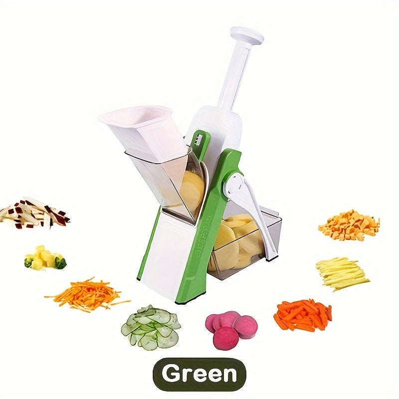 Stainless Steel Mandoline Slicer - Manual Veg Chopper - Hiccupzz