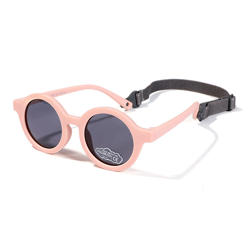 Children's Silicone Sunglasses 0-3 Years Old Children Cute - Hiccupzz