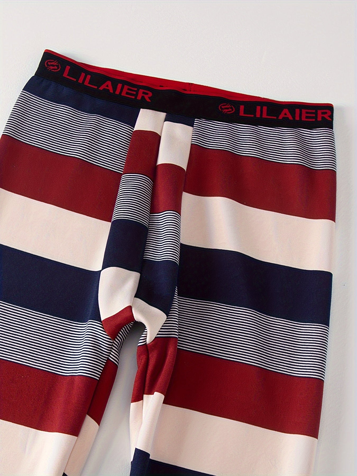 Men's Striped Warm Compression Pants - Durable Fitness Leggings for Running and Intense Workouts - Hiccupzz