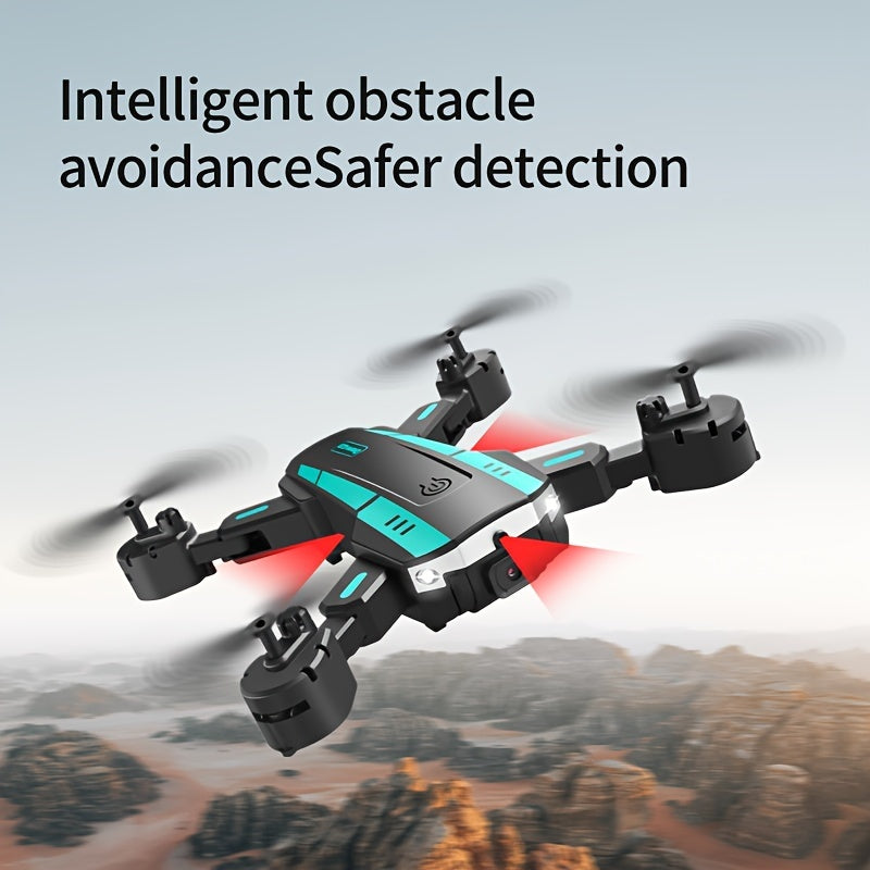 T6 Aerial Drone With HD Dual Camera, One-key Take-off And Landing, 540° Intelligent Obstacle Avoidance, Gesture Recognition, Intelligent Hovering, Foldable Quadcopter - Hiccupzz