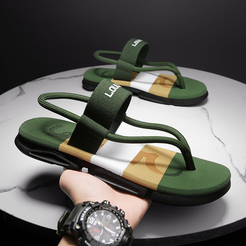 Men Sandals Outdoor Sport Flip Flops Comfort Casual Thong Beach Shoes - Hiccupzz