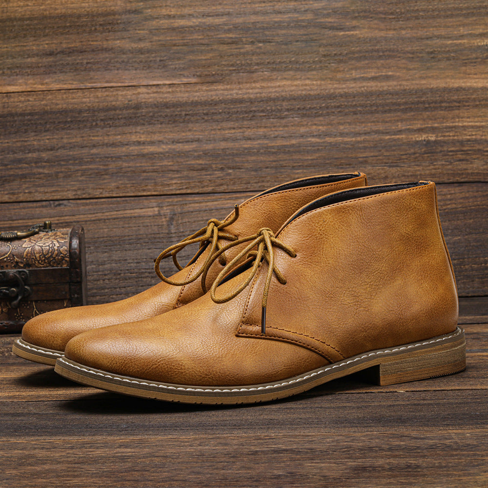 Plus Size Men's Retro Desert Boots Classic - Hiccupzz