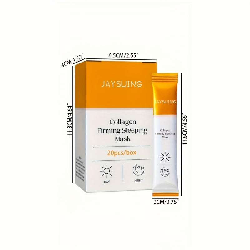 Collagen Firming Sleeping Mask, Firming Facial Wrinkles, firming Fine Lines And Wrinkles Around Eyes, Facial Mask For Women And Men - Hiccupzz