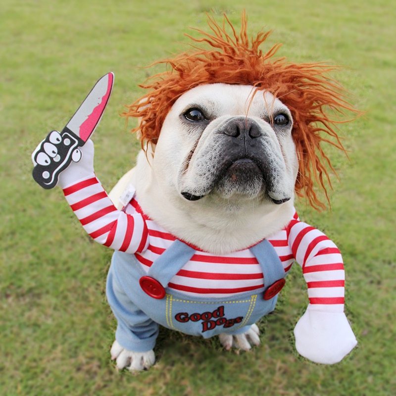 Halloween Pet Costume Pet Dog Funny Clothes Adjustable Dog Cosplay Costume Scary Costume Party Gatherings - Hiccupzz