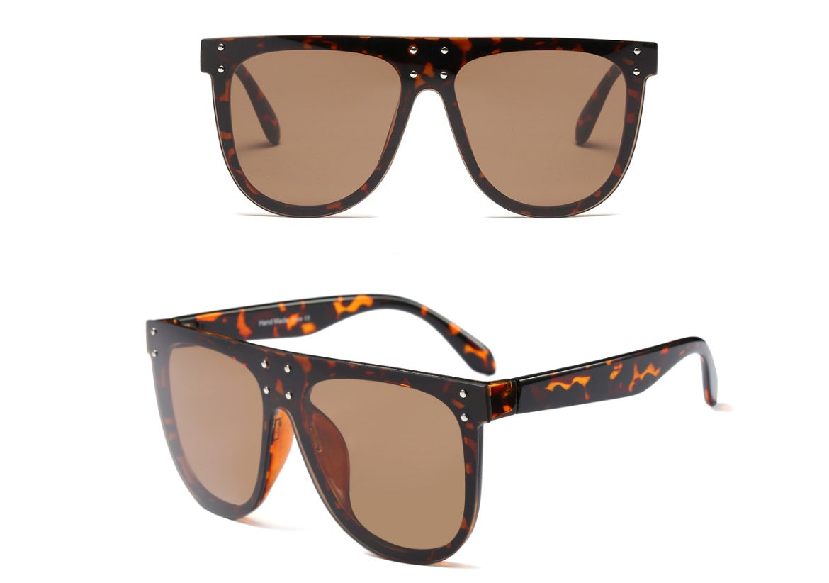 Fashion men and women glasses big box face slimming sunglasses - Hiccupzz