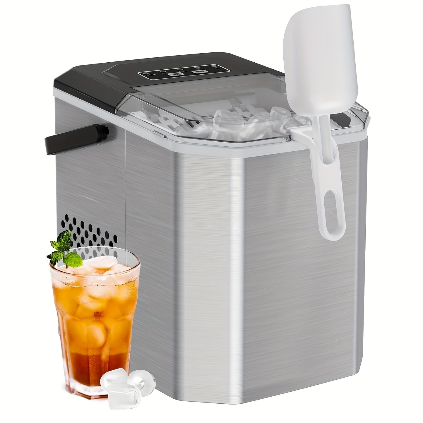 Portable Countertop Ice Maker – 9 Cubes in 6 Mins - Hiccupzz