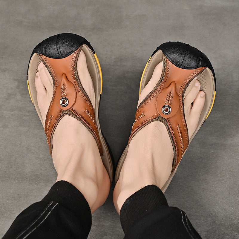 Fashionable Personalized Clip Men's Slippers - Hiccupzz