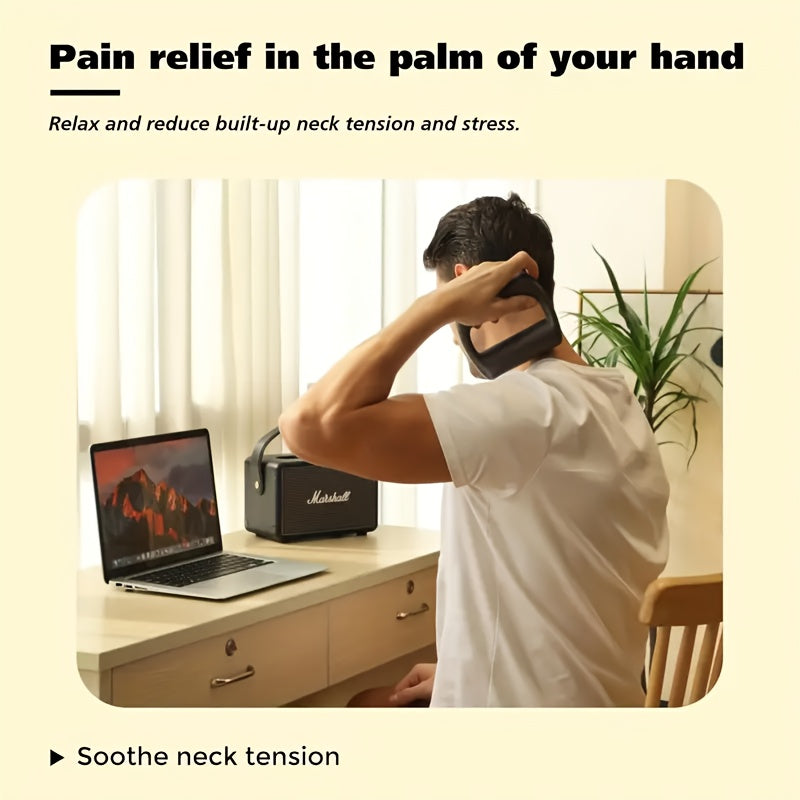 The Latest Fully Upgraded Fascia Massage Ring - 5 Handheld Applications, 5 Modes, 5 Frequencies for Muscle Fatigue and Toning, Lightweight for Shoulder, Waist, and Leg